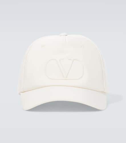Cappello da baseball in seta con VLogo - Valentino Garavani - Modalova