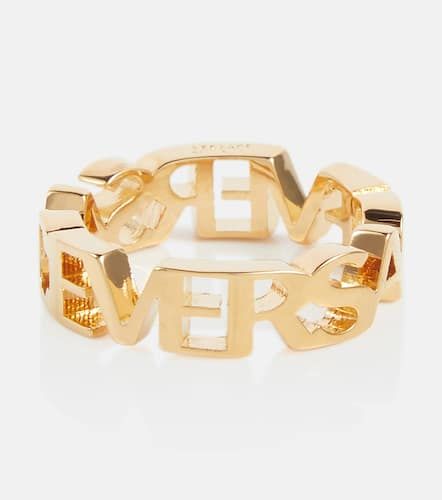 Versace Anello con logo - Versace - Modalova