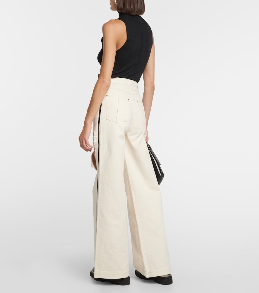 Jeans a gamba larga con cut-out - Peter Do - Modalova