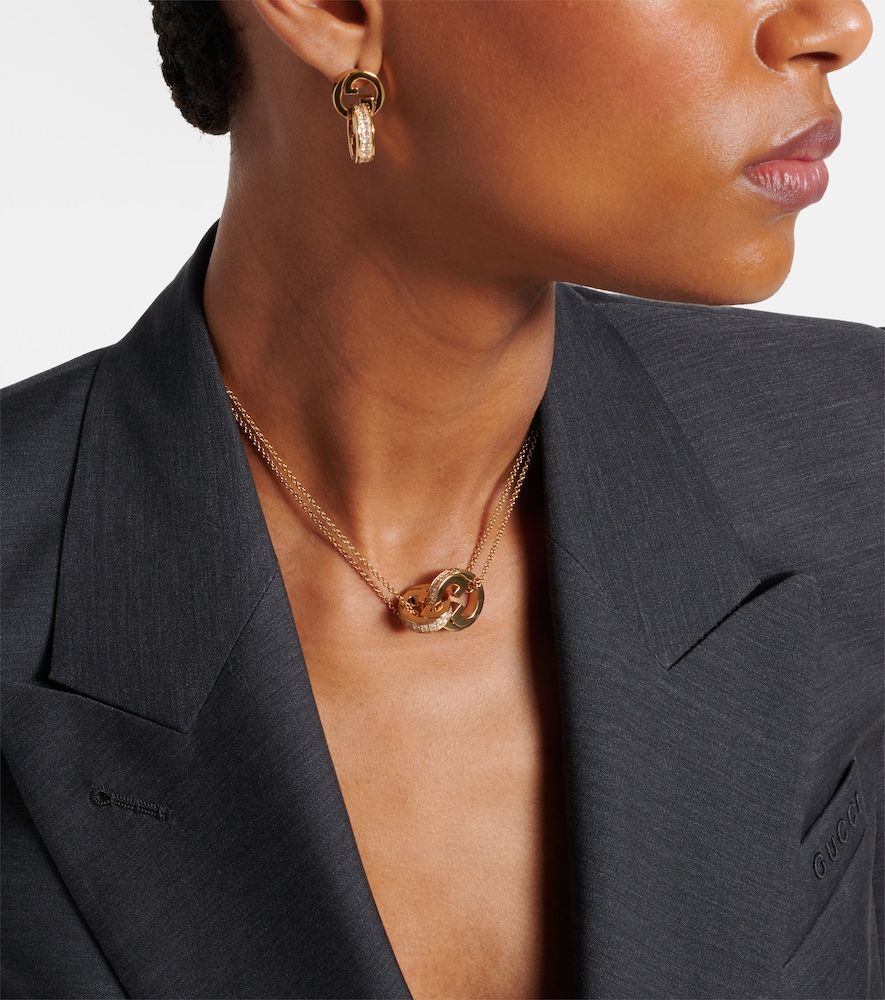 Collana Blondie Interlocking G - Gucci - Modalova