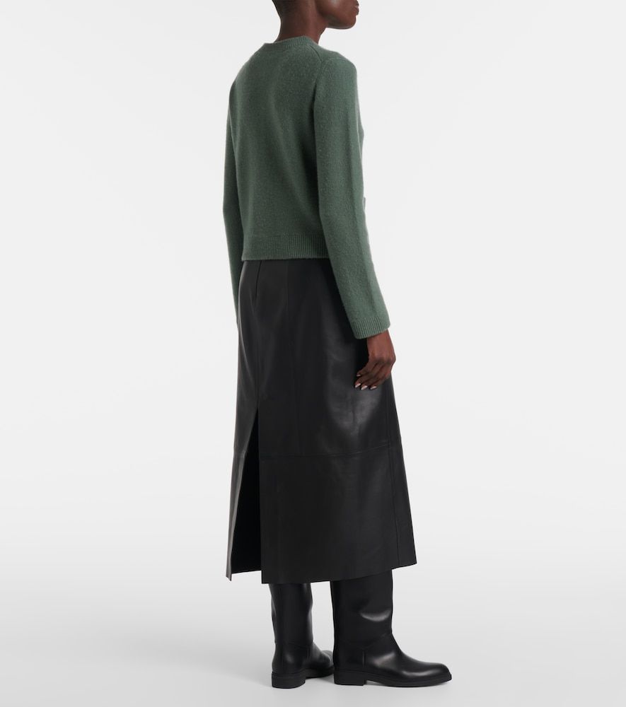 Shrunken Boiled knitted jacket - Vince - Modalova
