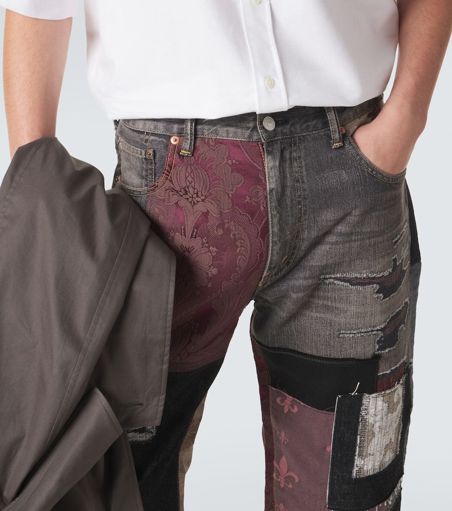 X Levi's® – Jeans patchwork a gamba larga - Junya Watanabe - Modalova