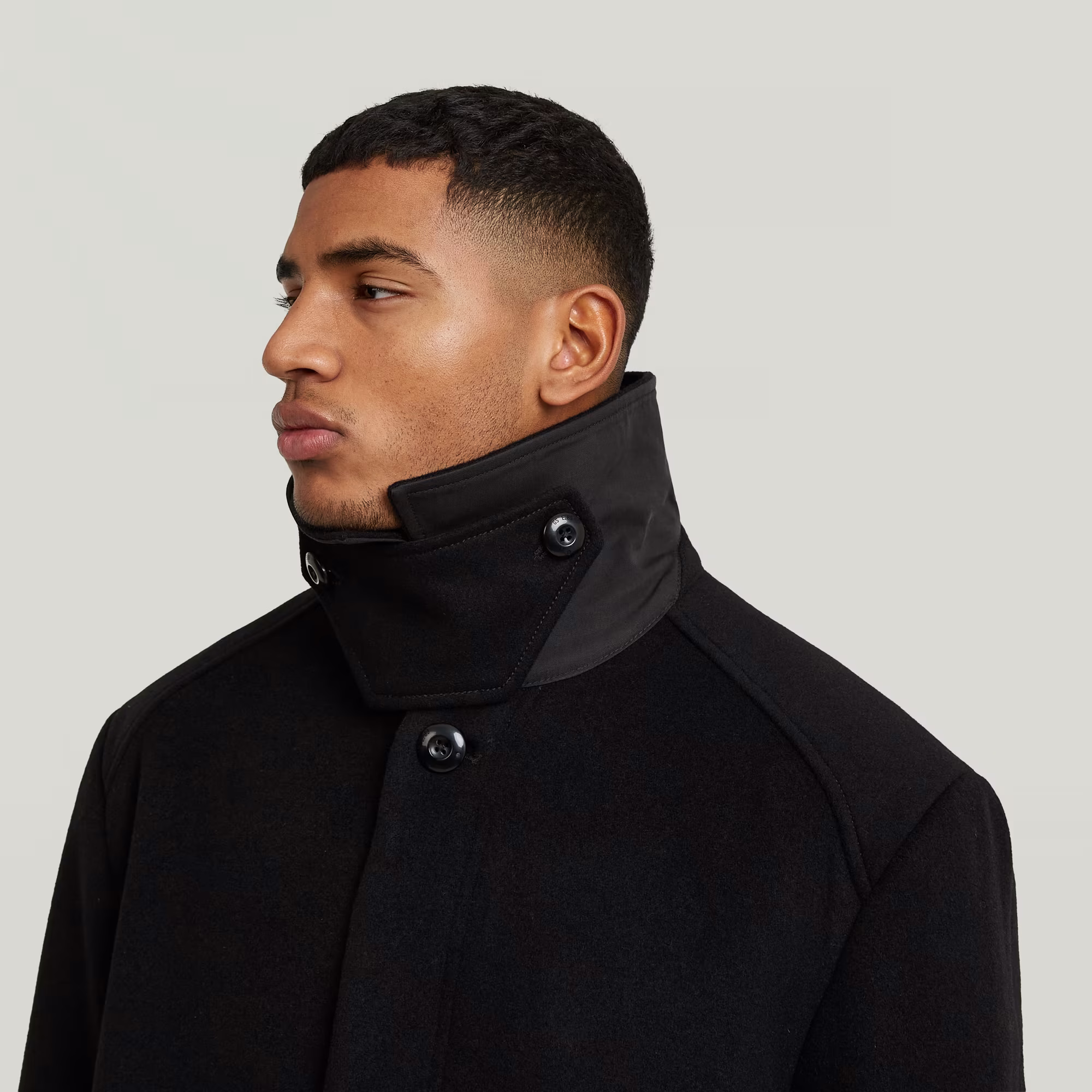 Wool Car Coat - Black - Men - G-Star RAW - Modalova