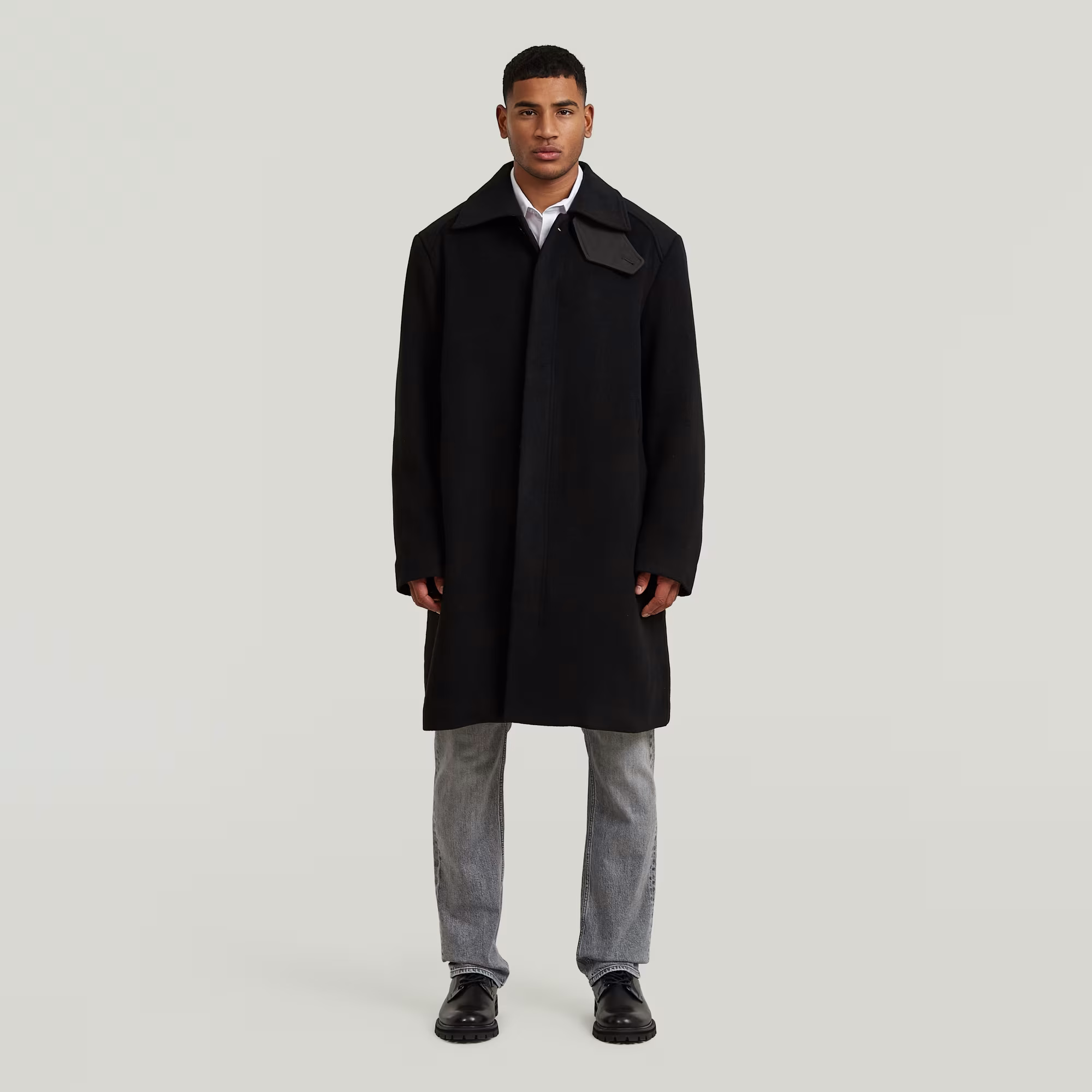 Wool Car Coat - Black - Men - G-Star RAW - Modalova