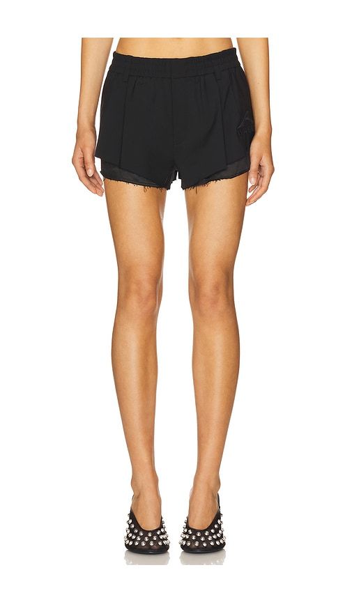 Sartorial Short With Logo Embroidery in . Taglia M, S, XL, XXS - Alexander Wang - Modalova