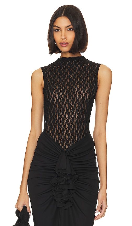 Sheer Lace Tank in . Size M, S, XL, XS - BUCI - Modalova
