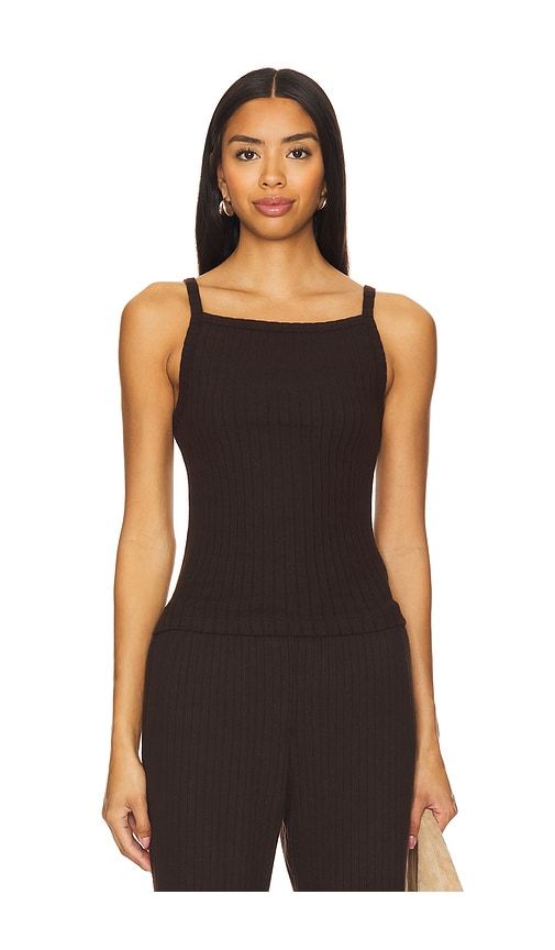The Sweater Rib Spaghetti Tank in . Size XL, XS - DONNI. - Modalova