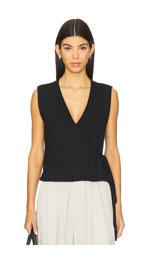 Lauren Sleeveless Wrap Top in . Size M, S, XL, XS - LESET - Modalova