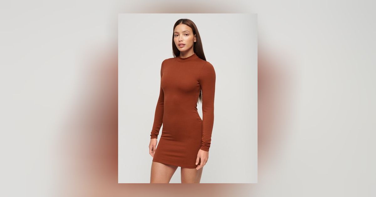 Dress Superdry Red Modalova