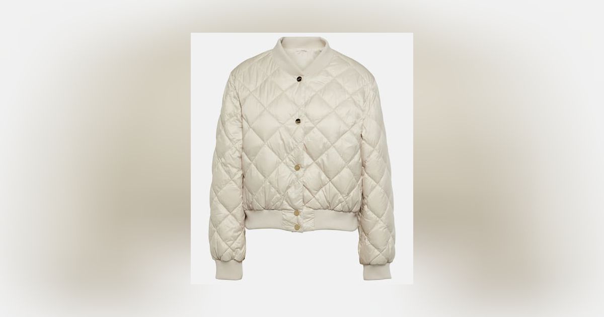 Rauche scuba jacket in white - Max Mara