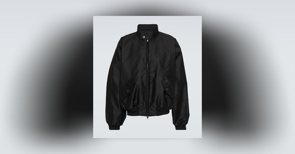 Balenciaga mens discount bomber jacket