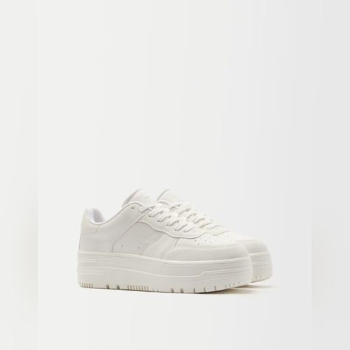 Deportivas plataforma on sale monocolor