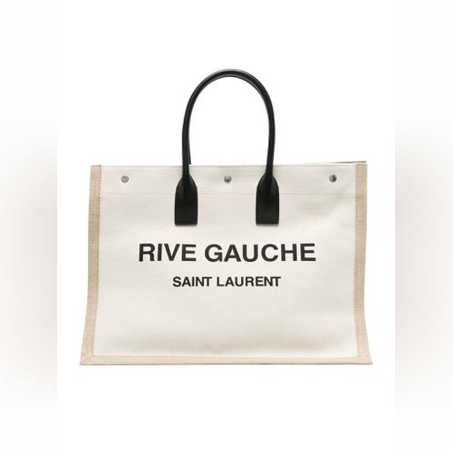 Saint Laurent Rive Gauche Tote in Gray for Men