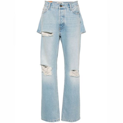 Straight Leg Jeans - Park Wash