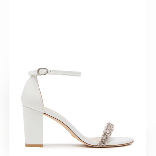 Stuart weitzman hot sale sandals white