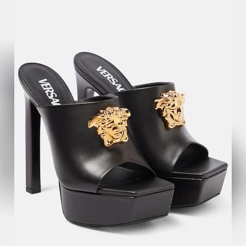 Versace pvc hot sale mules