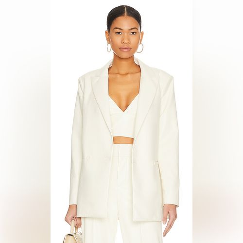 Alice and olivia white new arrivals blazer